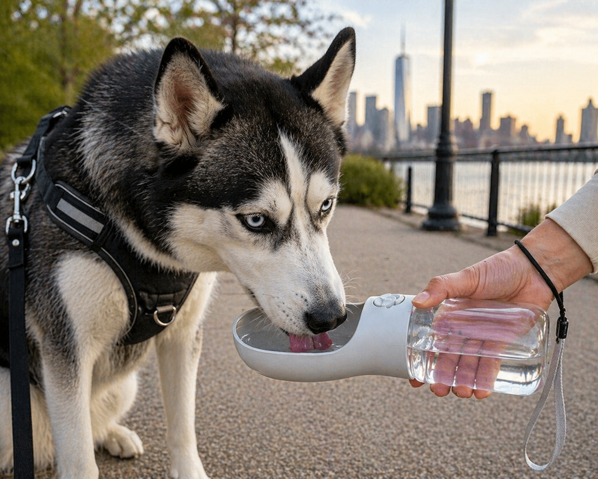 Keep Your Dog Hydrated Anywhere — No More Dirty Public Bowls